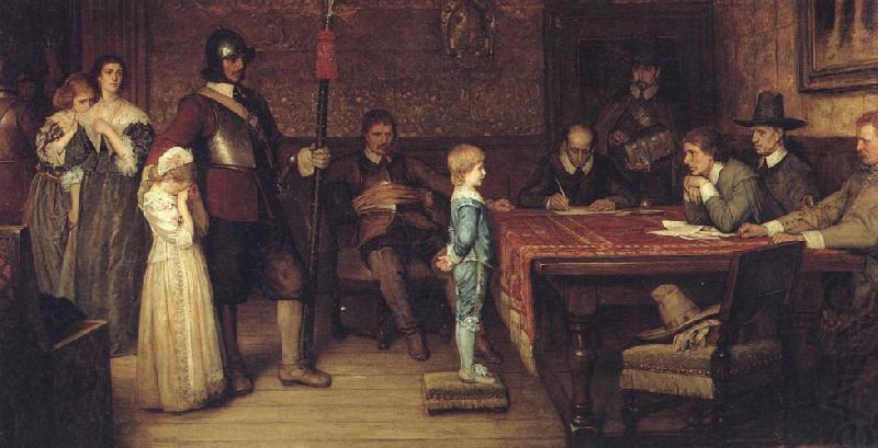 William Frederick Yeames,RA And When Did You Last See Your Father china oil painting image